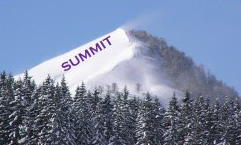 Coached to the summit logo